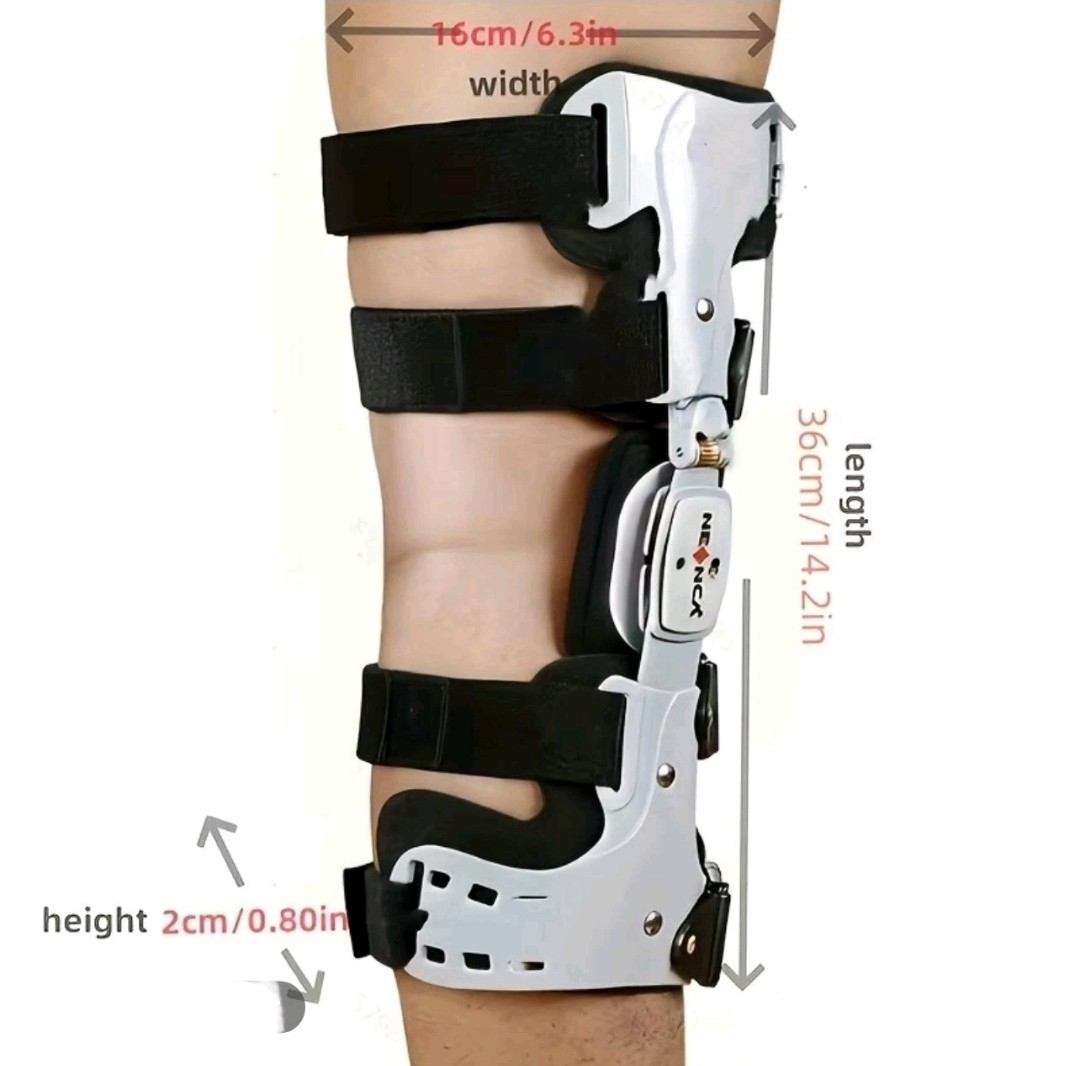Knee Brace Adjustable Orthopedic Support (LEFT side only) 36x16x2cm