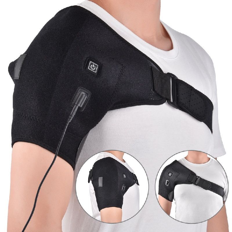 USB Heated Shoulder Massager Shoulder Brace Heating Pad For Knee Elbow Shoulder