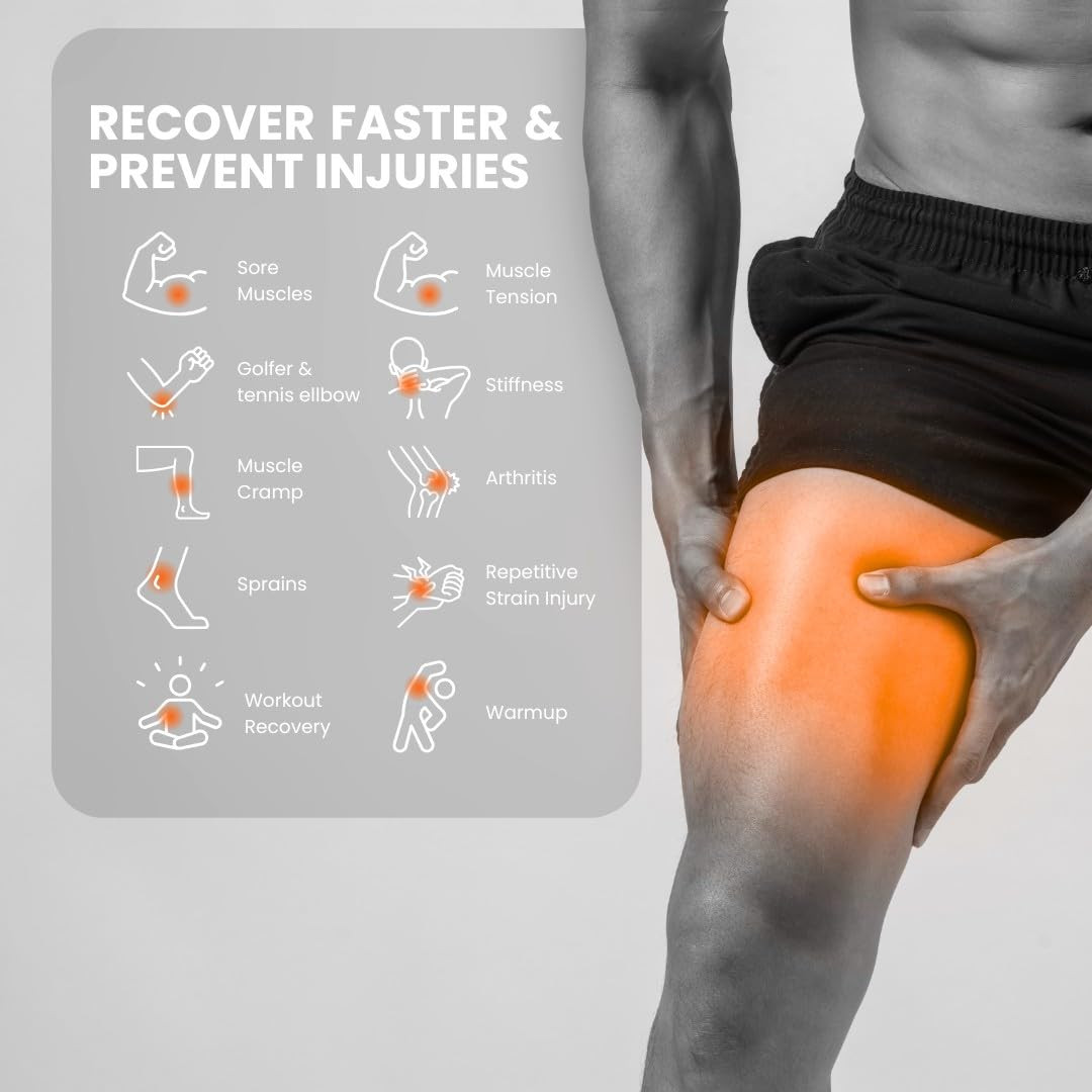 RecoveryBrace PRO – Wireless Infrared Heating Pad for Pain Relief & Recovery