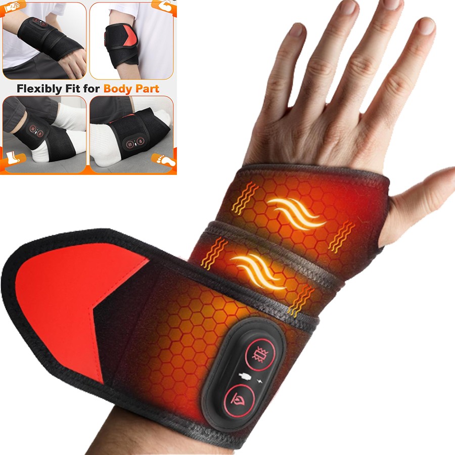 660nm&850nm Infrared Red Light Therapy Belt Wrap Pad For Wrist Joint Pain Relief