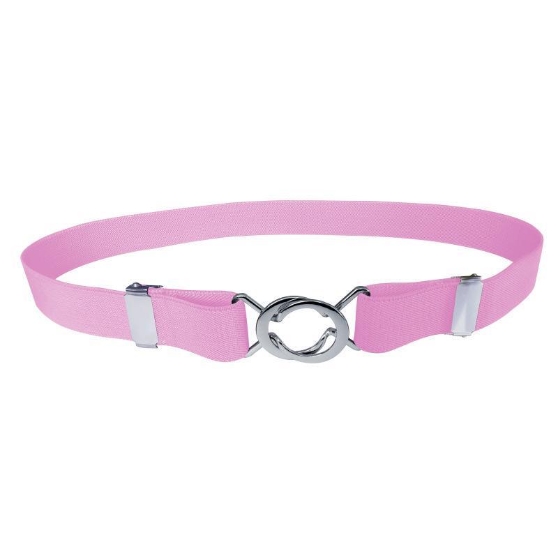 Adjustable Elastic Stretch Belt for Women 2.5cm Wide Metal Ring Buckle No Hassle