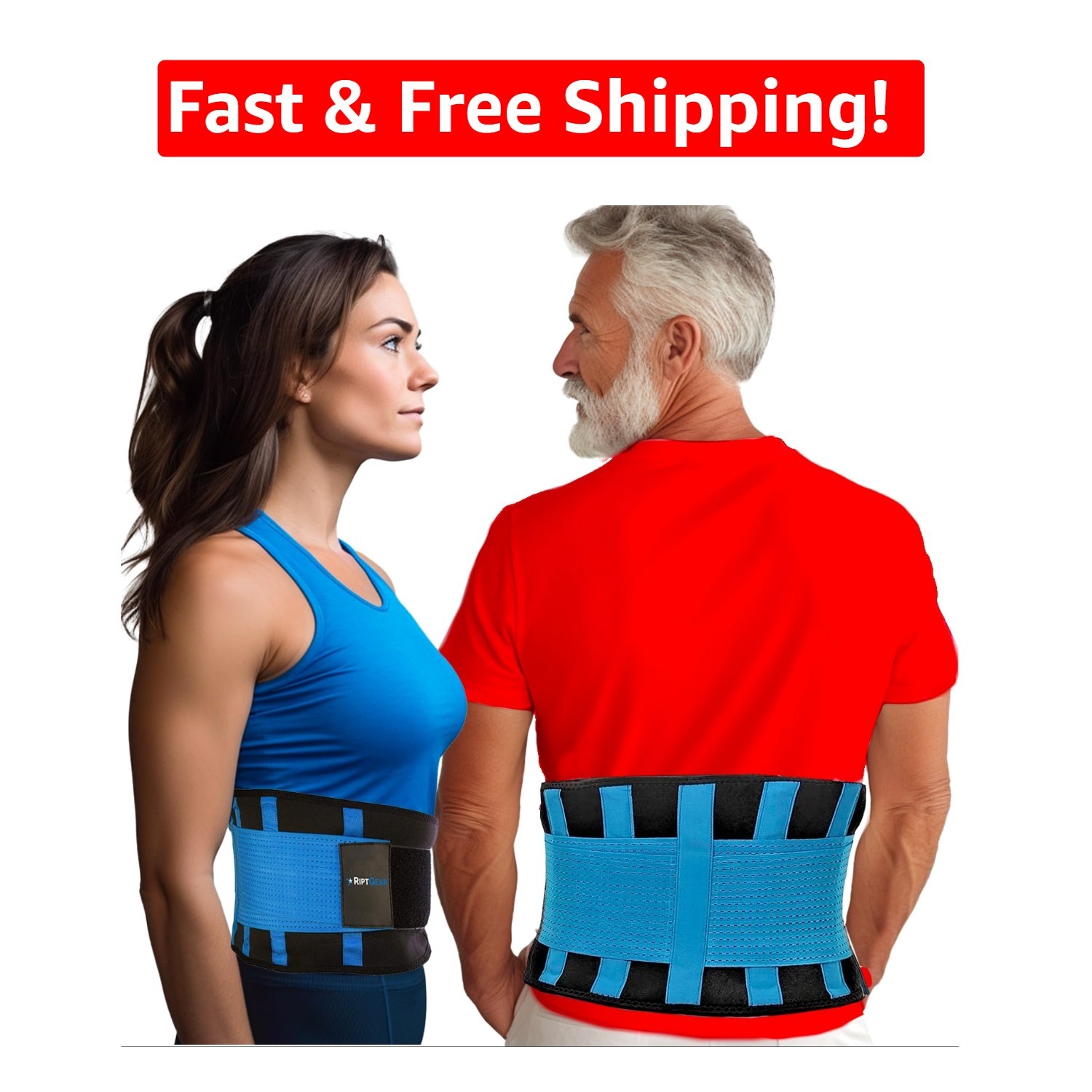 Lightweight Lower Back Support Brace for Men & Women – Perfect for Work, Lifting
