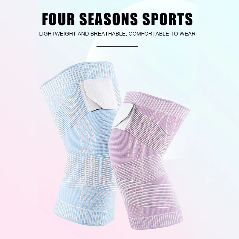 Unisex Sports Knee Support – Elastic, Compression Fit for Basketball, Volleyball