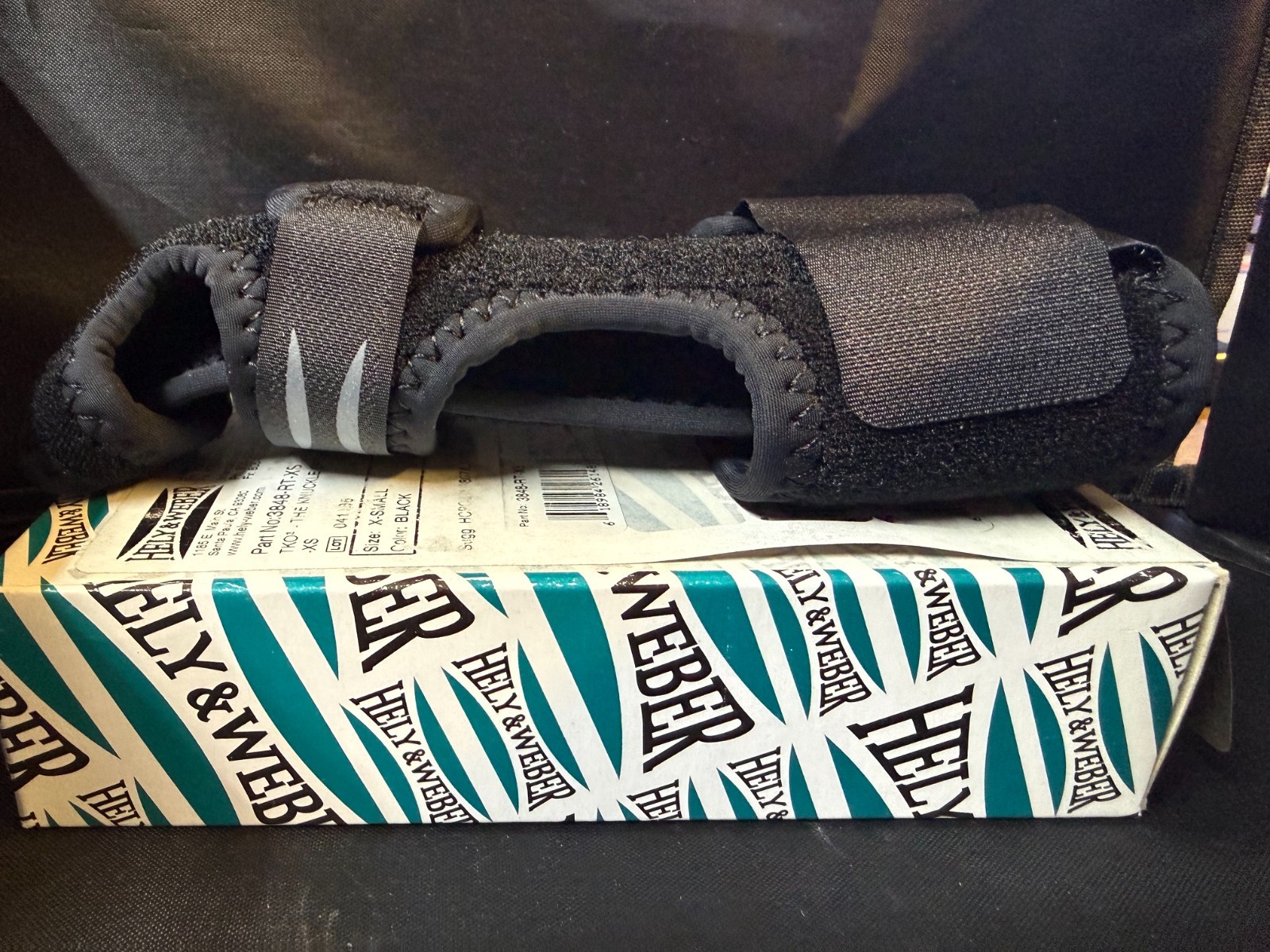 Hely & Weber Right XS Black 3848-RT-XS The Knuckle Orthosis Wrist Brace Small