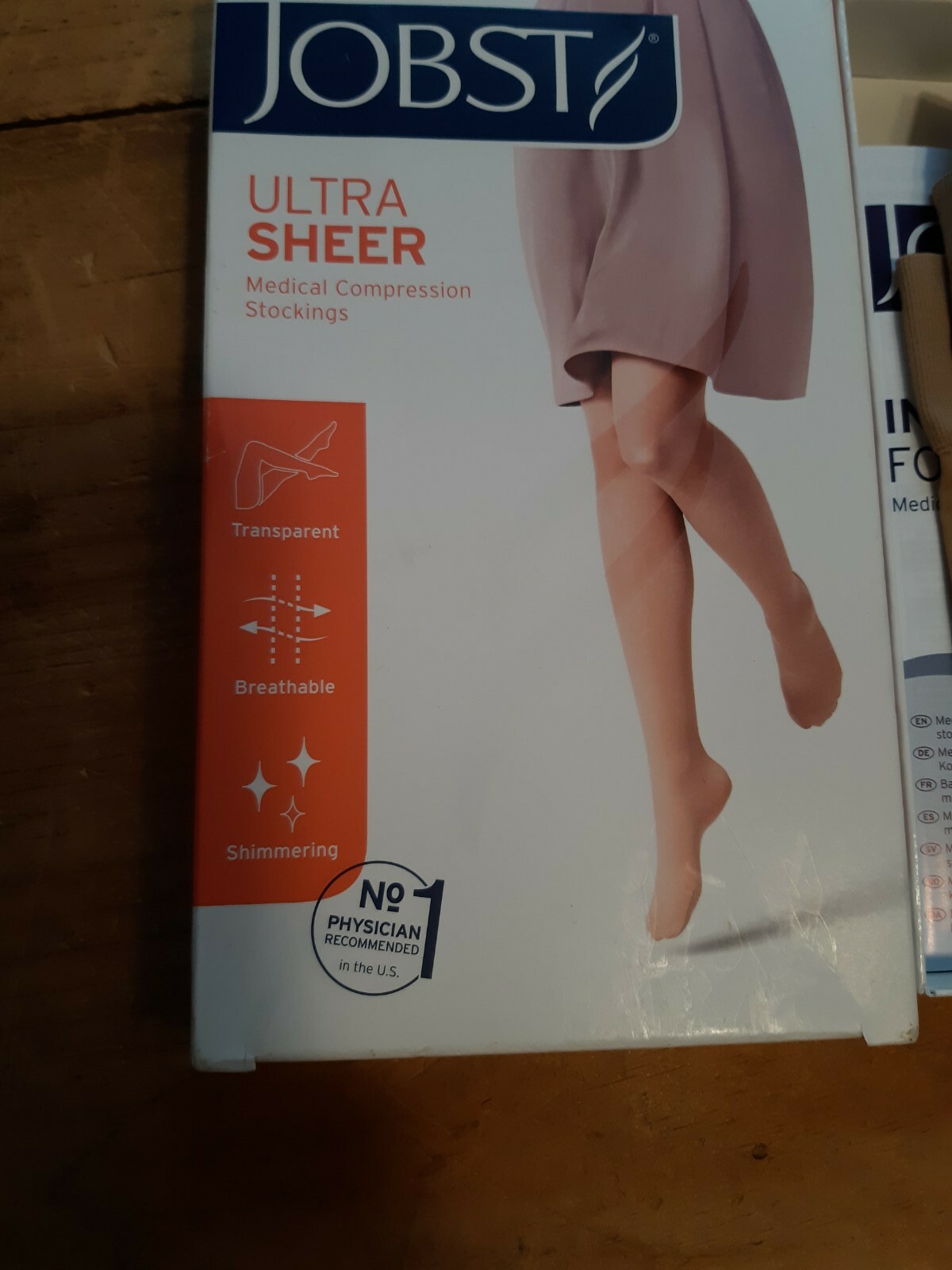 Jobst Natural Small Knee OT 15-20mmhg
