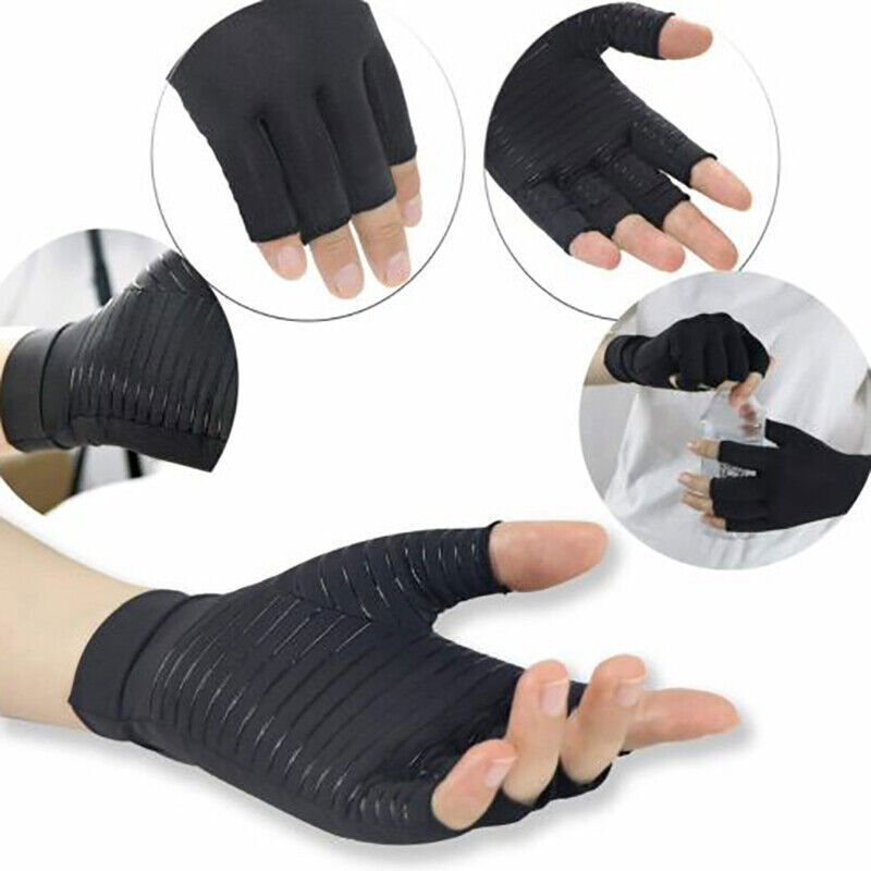 2 Pair Arthritis Compression Gloves Hand Support Joint Pain Relief Carpal Tunnel