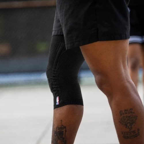 Bauerfeind Basketball Knee Brace Compression Support, Black, Large