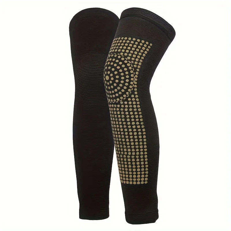 Knee Pads Set, 2 Pcs/set, 45 ° C Heat Therapy, Black, Polyester, Outdoor Sports,