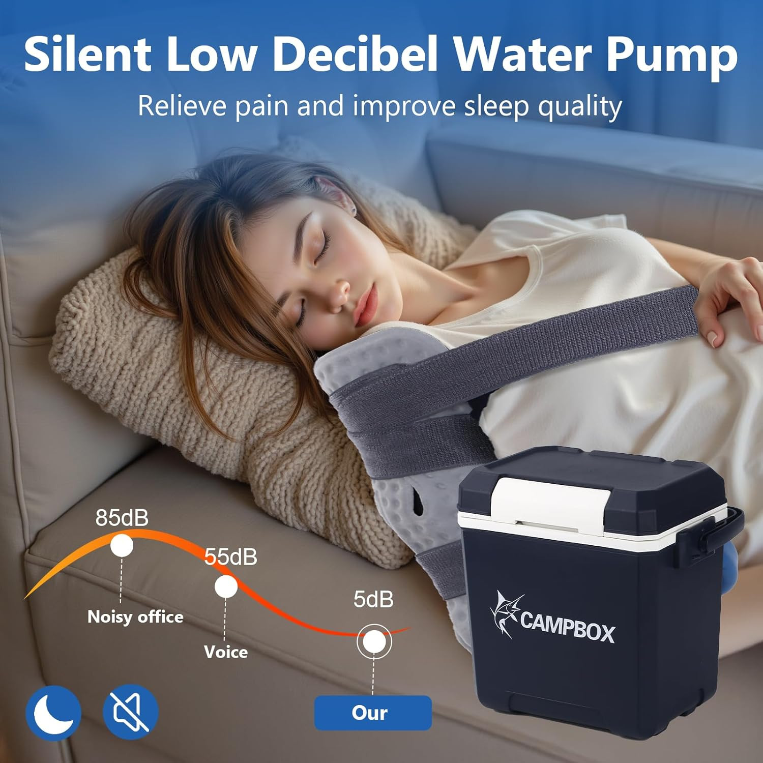 Cold Therapy Machine Ice Machine for Knee after Surgery, Knee Replacement Recove
