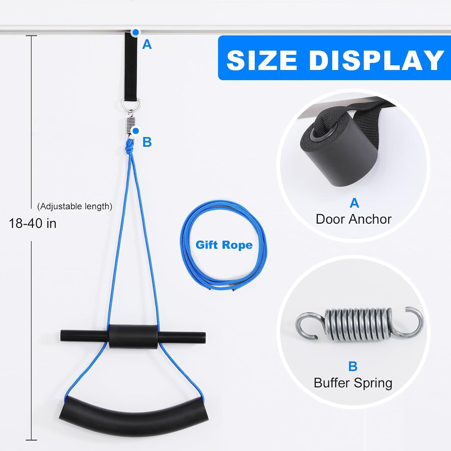 Cervical Neck Traction Device over Door Home Use for Neck Pain Relief, Portable
