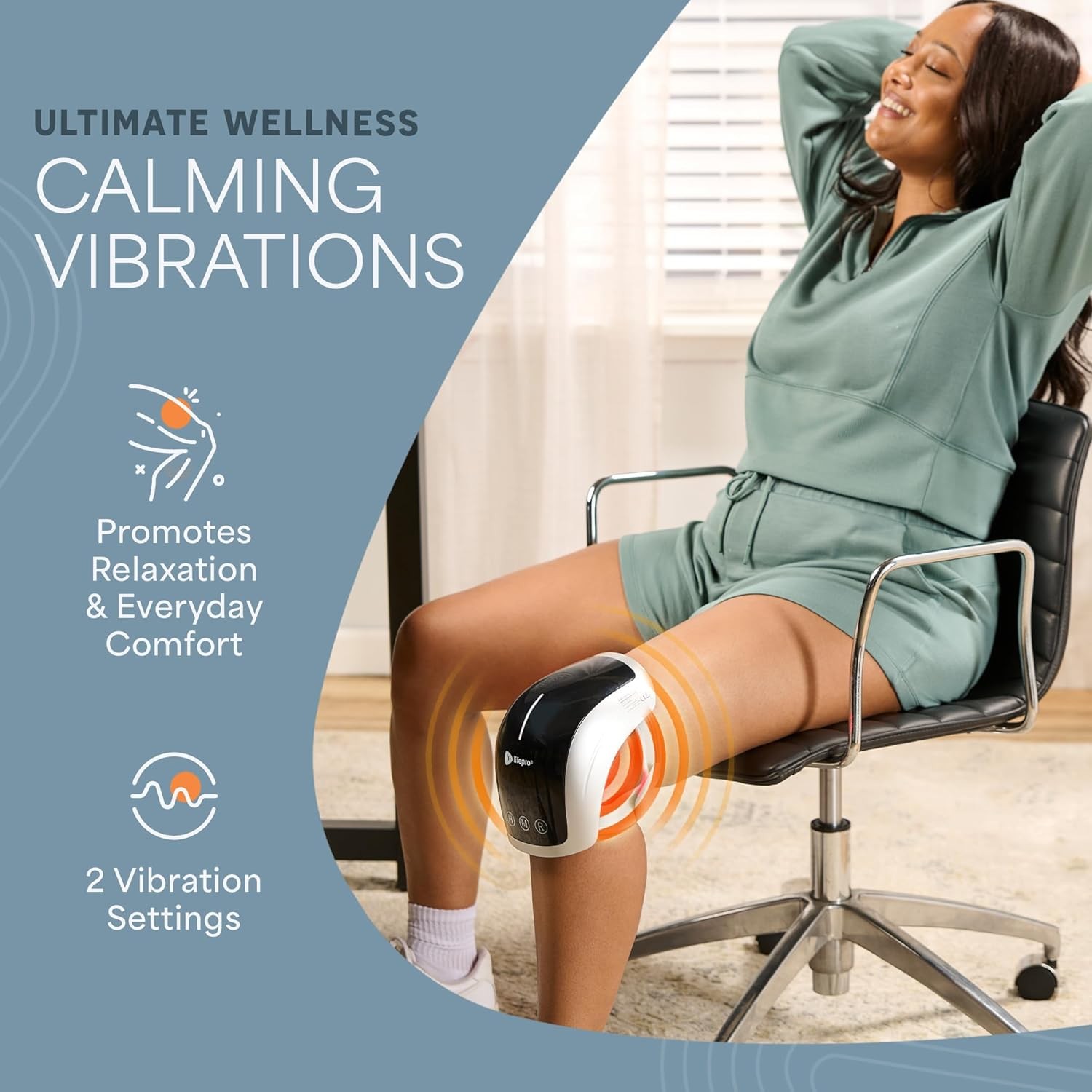 LifePro Knee Massager with Heat and Red Light Therapy (Open Box)