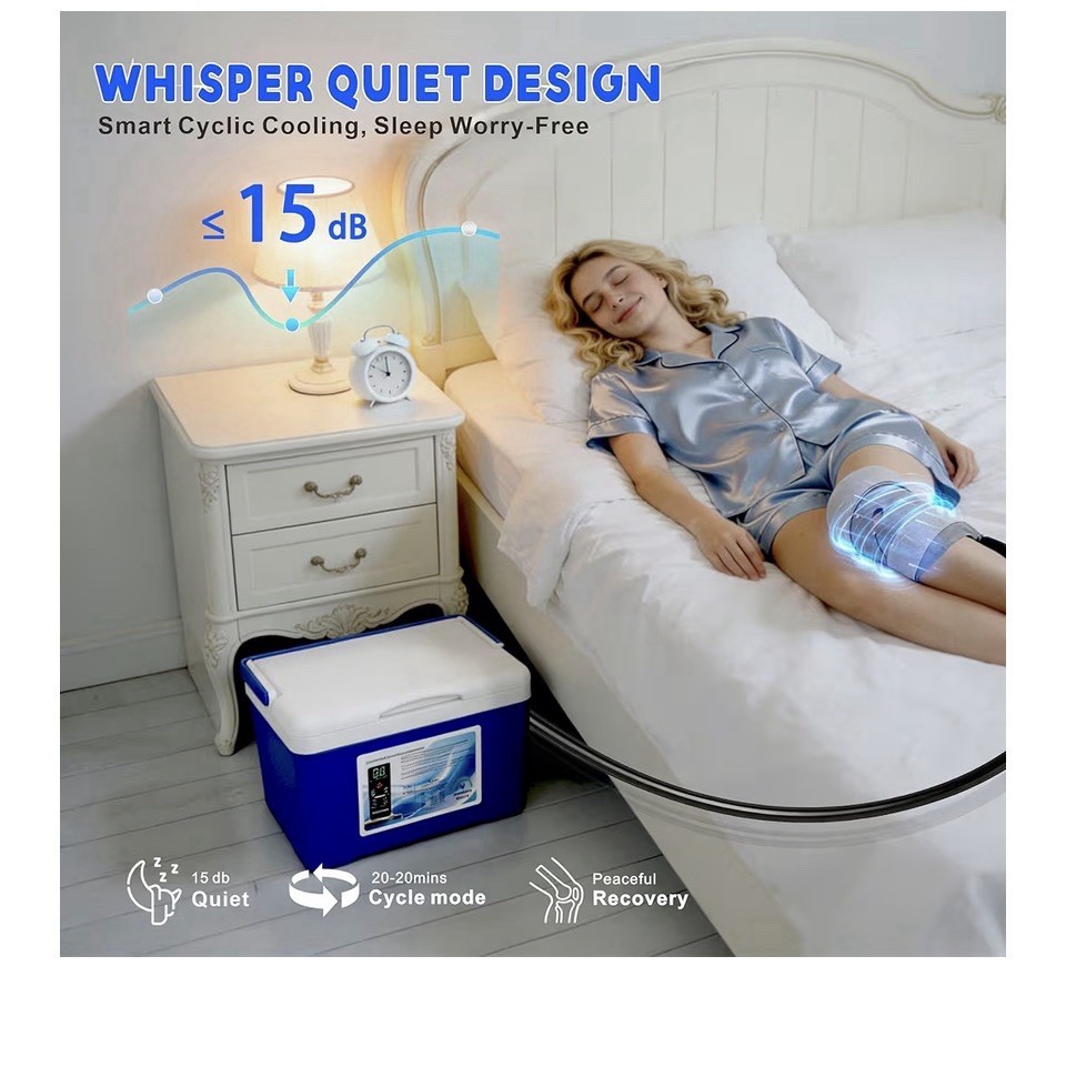 Cooler-Tyu Cold Therapy Machine, 3000Mah Battery, 8.5 Qt Portable Ice