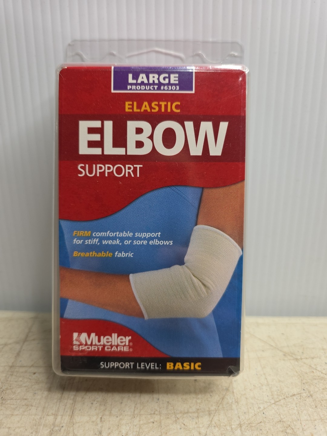 Mueller Sport Care Adjustable Elbow Support One Size 6303 LARGE Basic Support