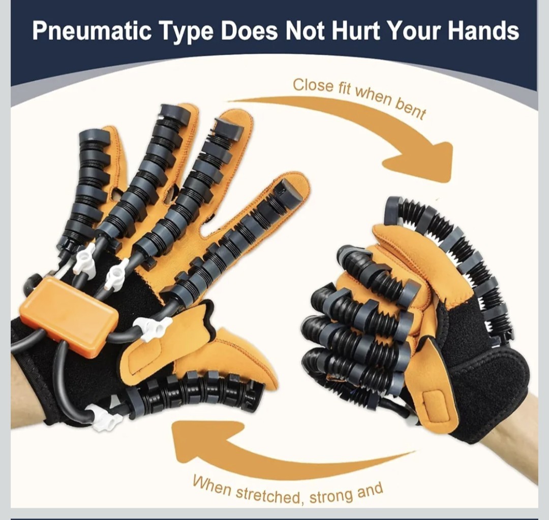 Rehabilitation Robot Gloves, Finger Exerciser . Left Hand. Medium