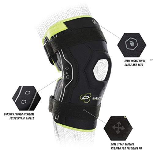 Bionic Knee Support Brace Black Medium