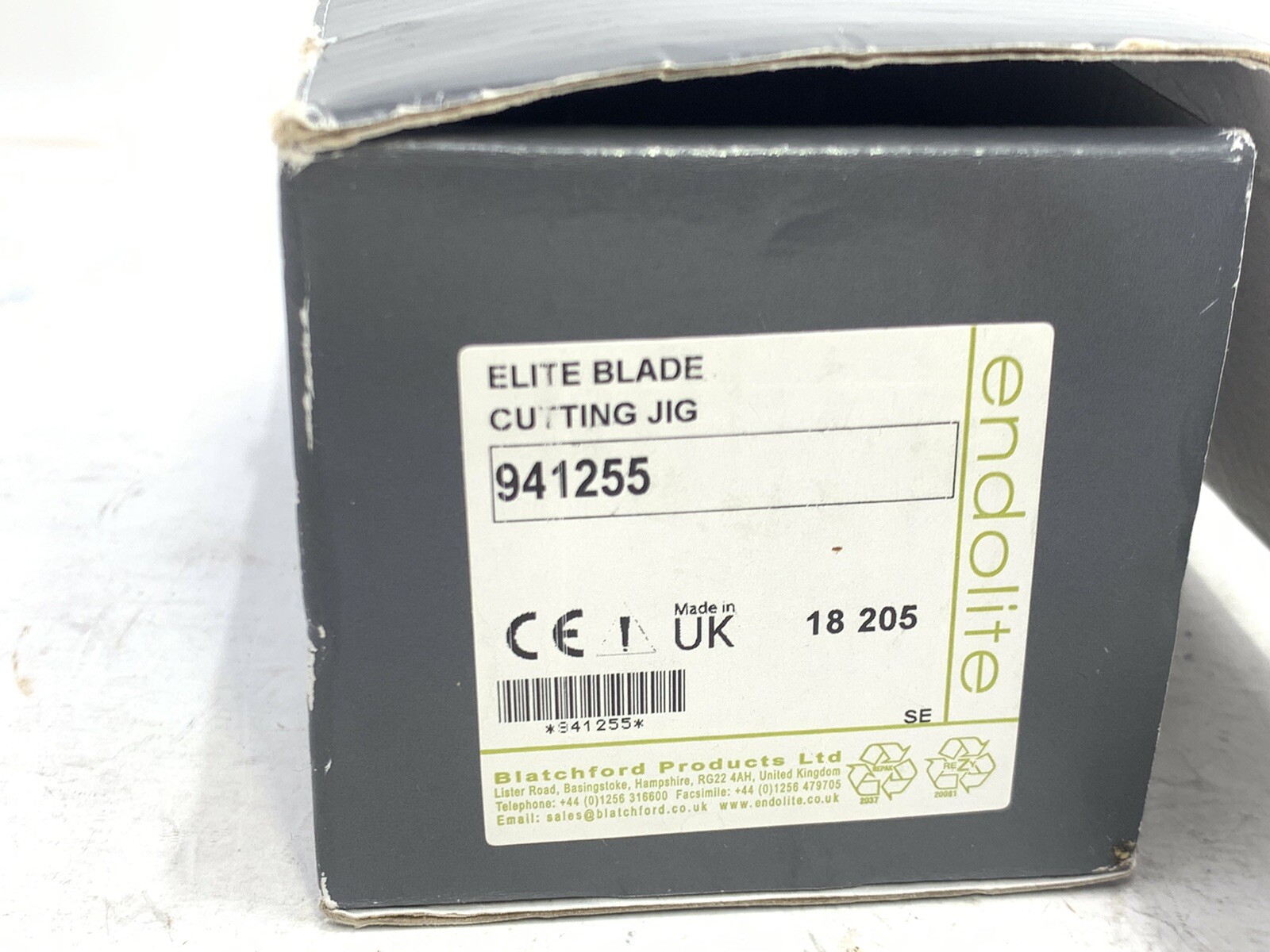 endolite blatchford elite blade cutting jig. prosthetic foot pylon cutting jig