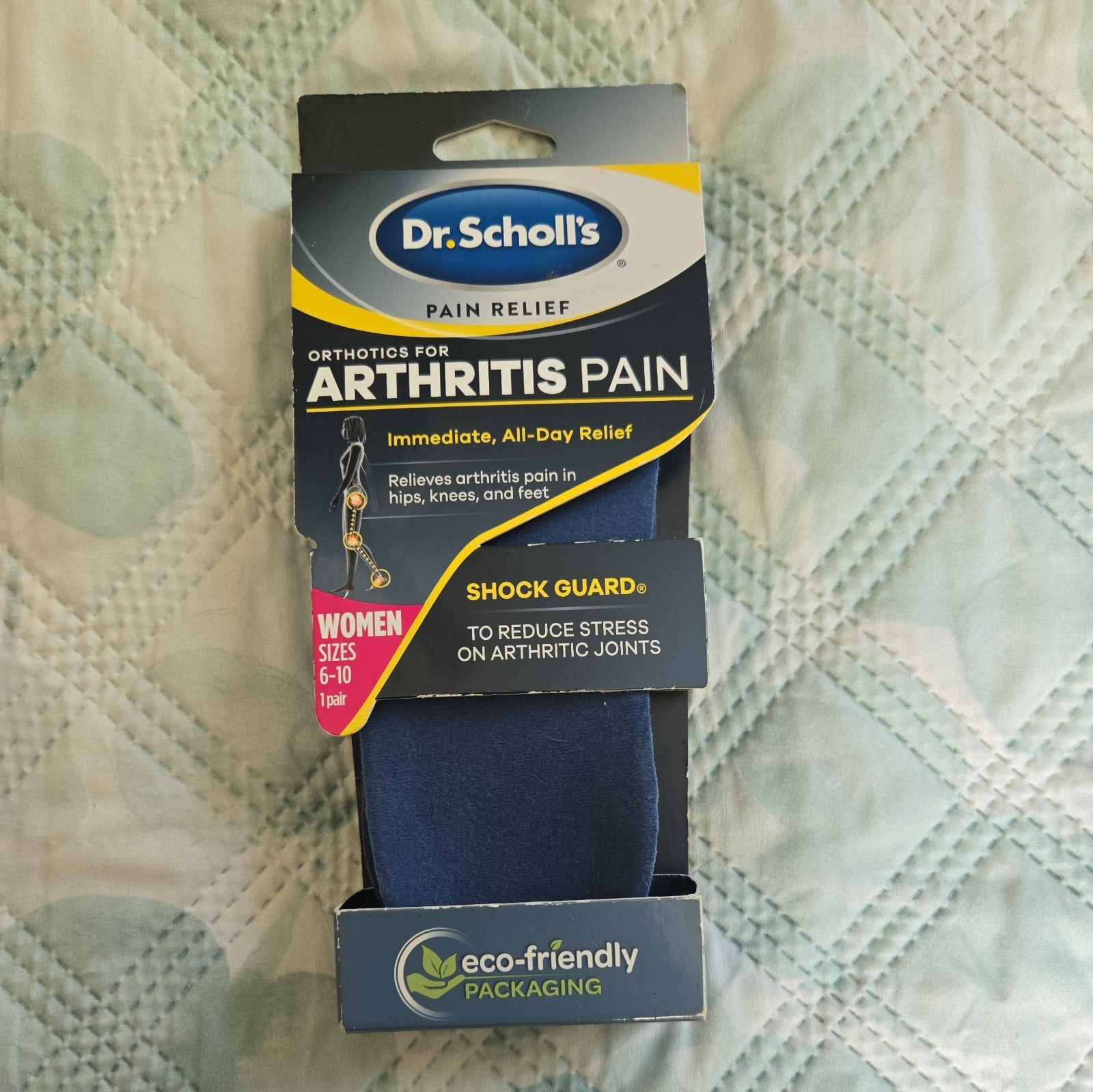 Dr. Scholl’s Women Orthotics For Arthritis Pain Relief 6 to 10 1 Pair