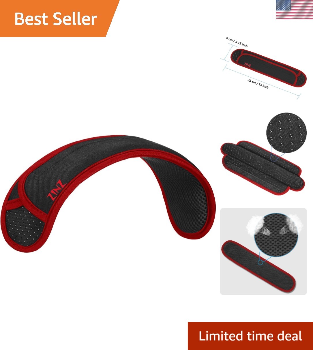 Ultra Thick & Breathable Universal Shoulder Pad Cushion for Bag – Long & Comfort