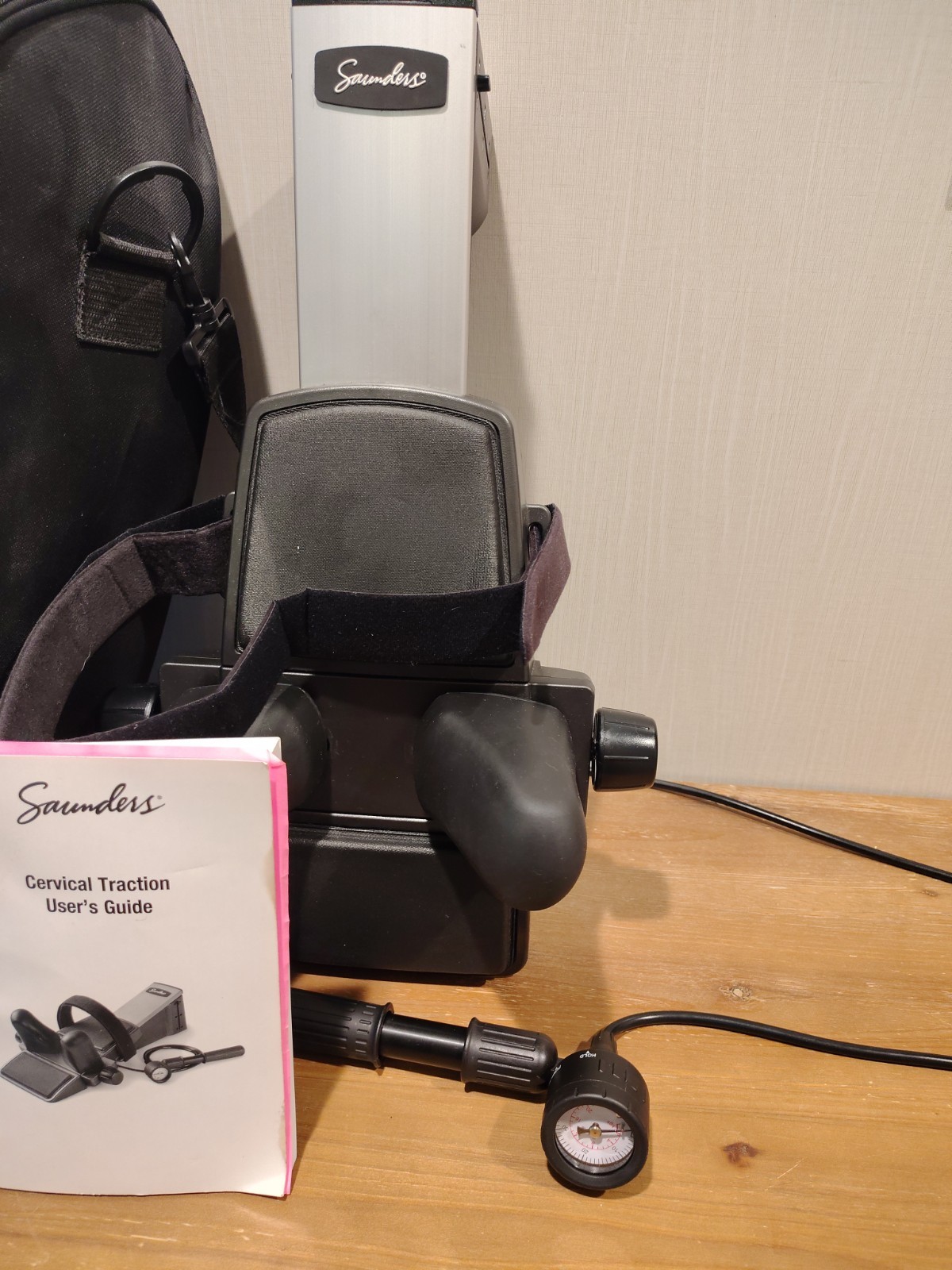 Saunders Traction Spine Neck Pain Relief Pump – WORKS!!