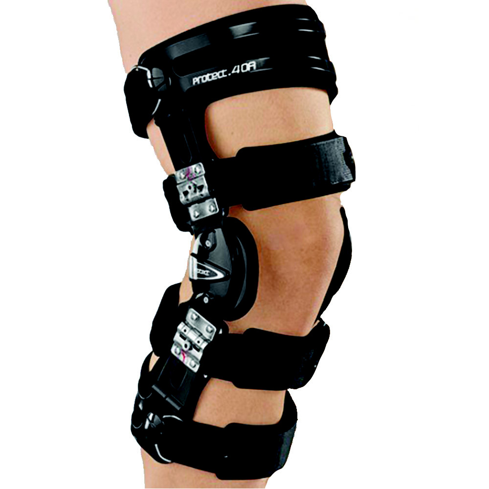 FGP Knee Brace Bicompartmental Knee Brace Protect4 oa Varo Right Black