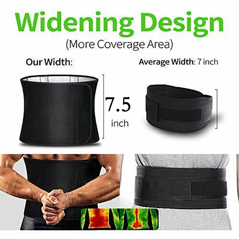 Exercise Wrap Belt Burn Fat Sweat Weight Loss Sport Body Shaper Waist Trimmer