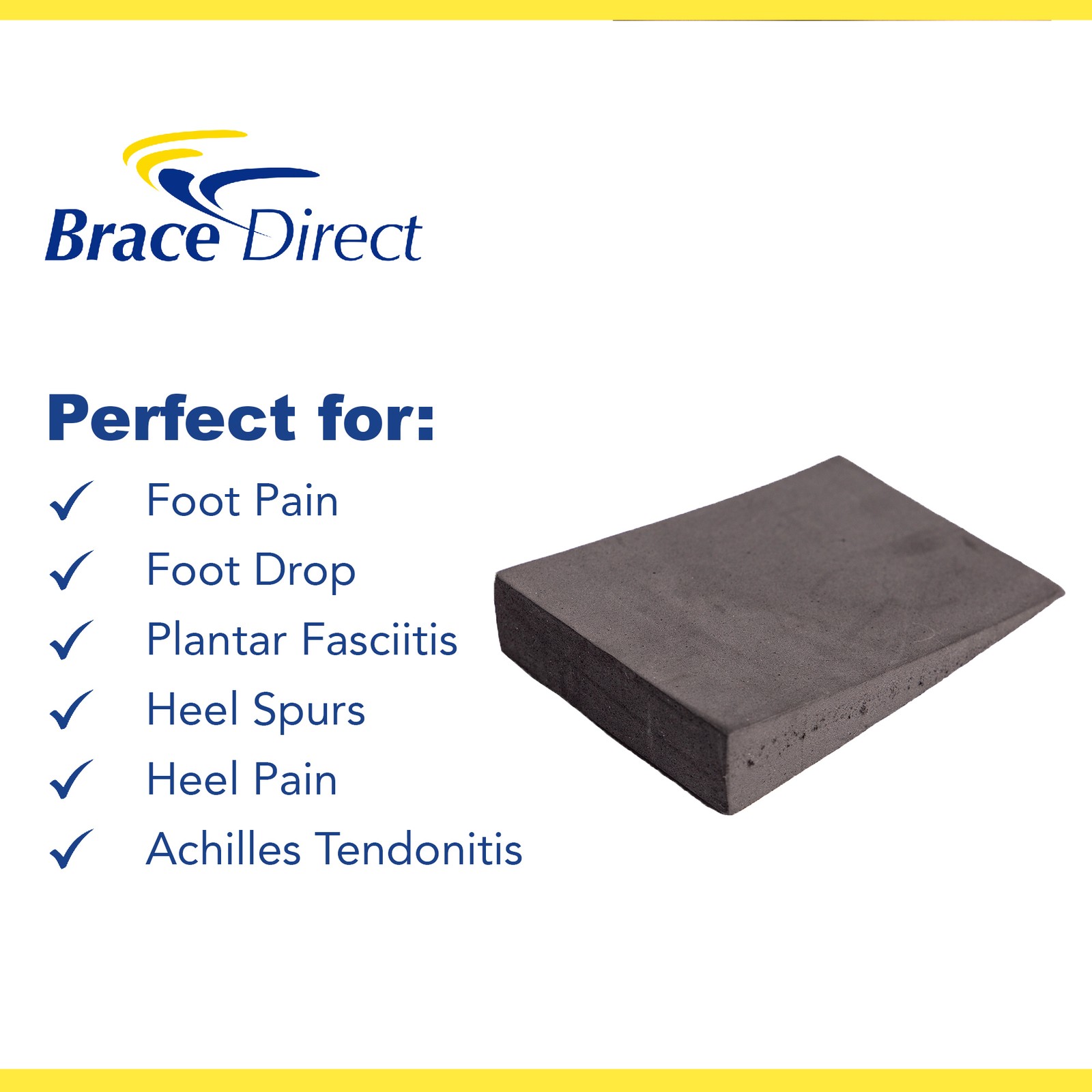 Replacement Foam Wedge for 90º Night Splint by Brace Direct