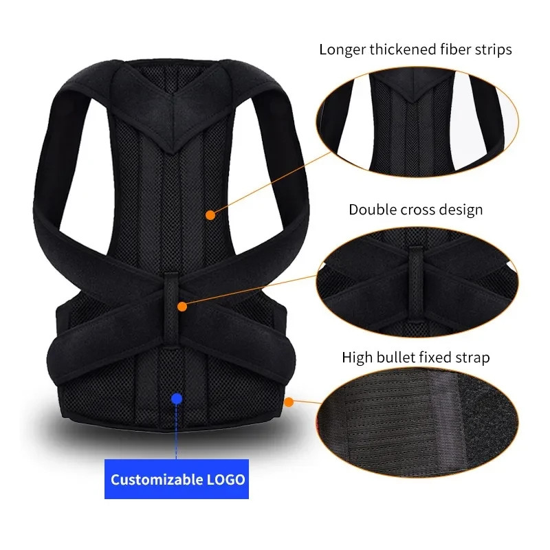 Back Brace Posture Correction Straightener Belt Adjustable Men And Women