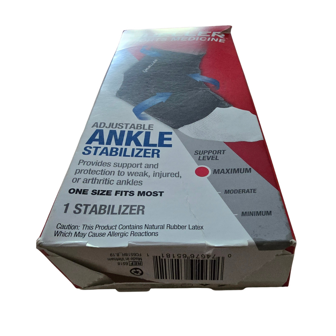 Mueller Sports Medicine Adjustable Left/Right Ankle Stabilizer Maximum Support