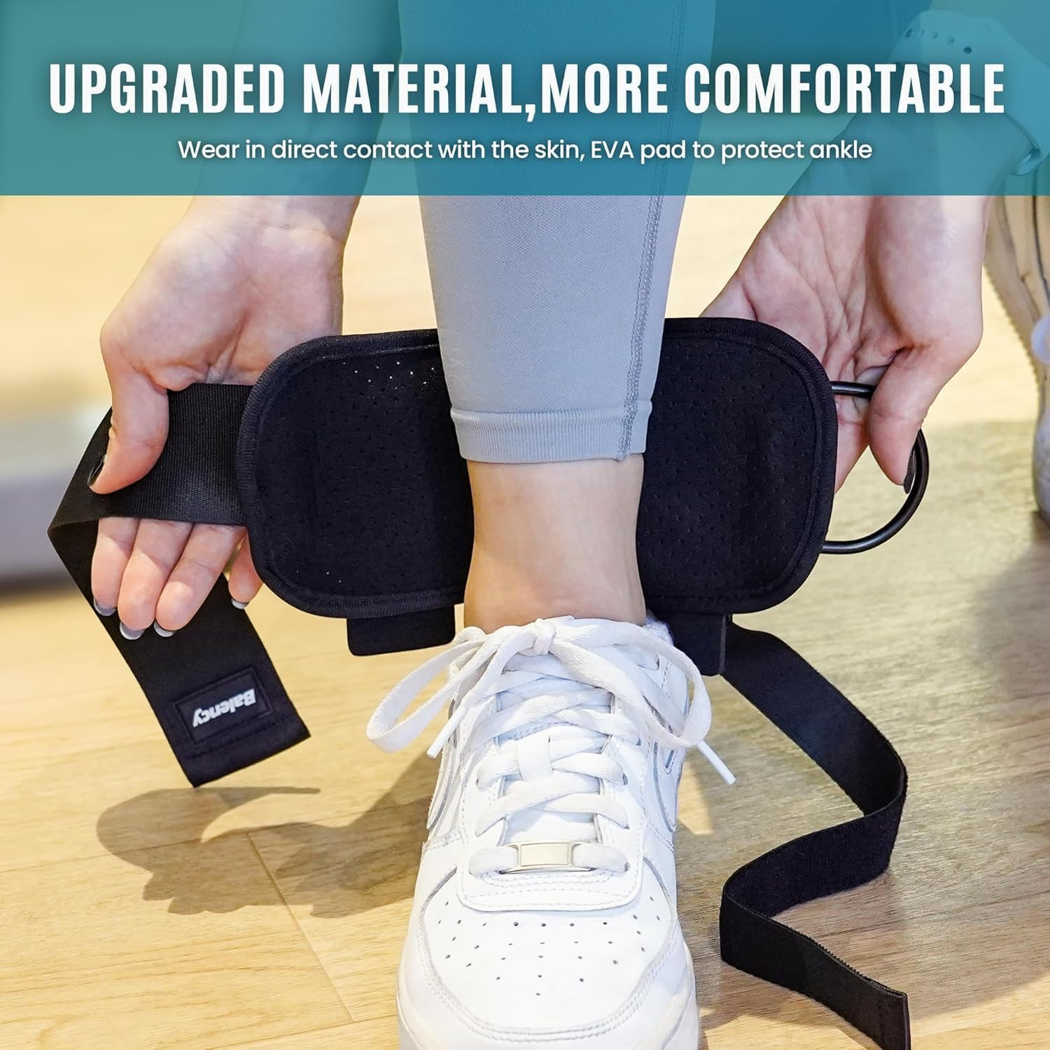 Ankle Straps for Cable Machine Woman Padded Ankle Strap for Cable Machine Kic…