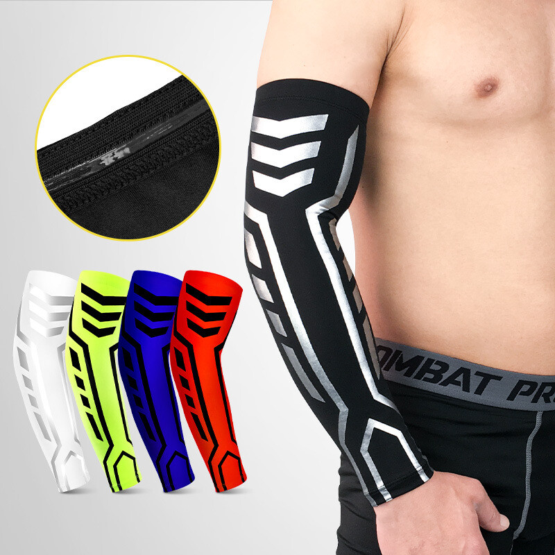 1pc Copper Compression Sleeve Joint Fit Arthritis Arm Gym Elbow Support Brace