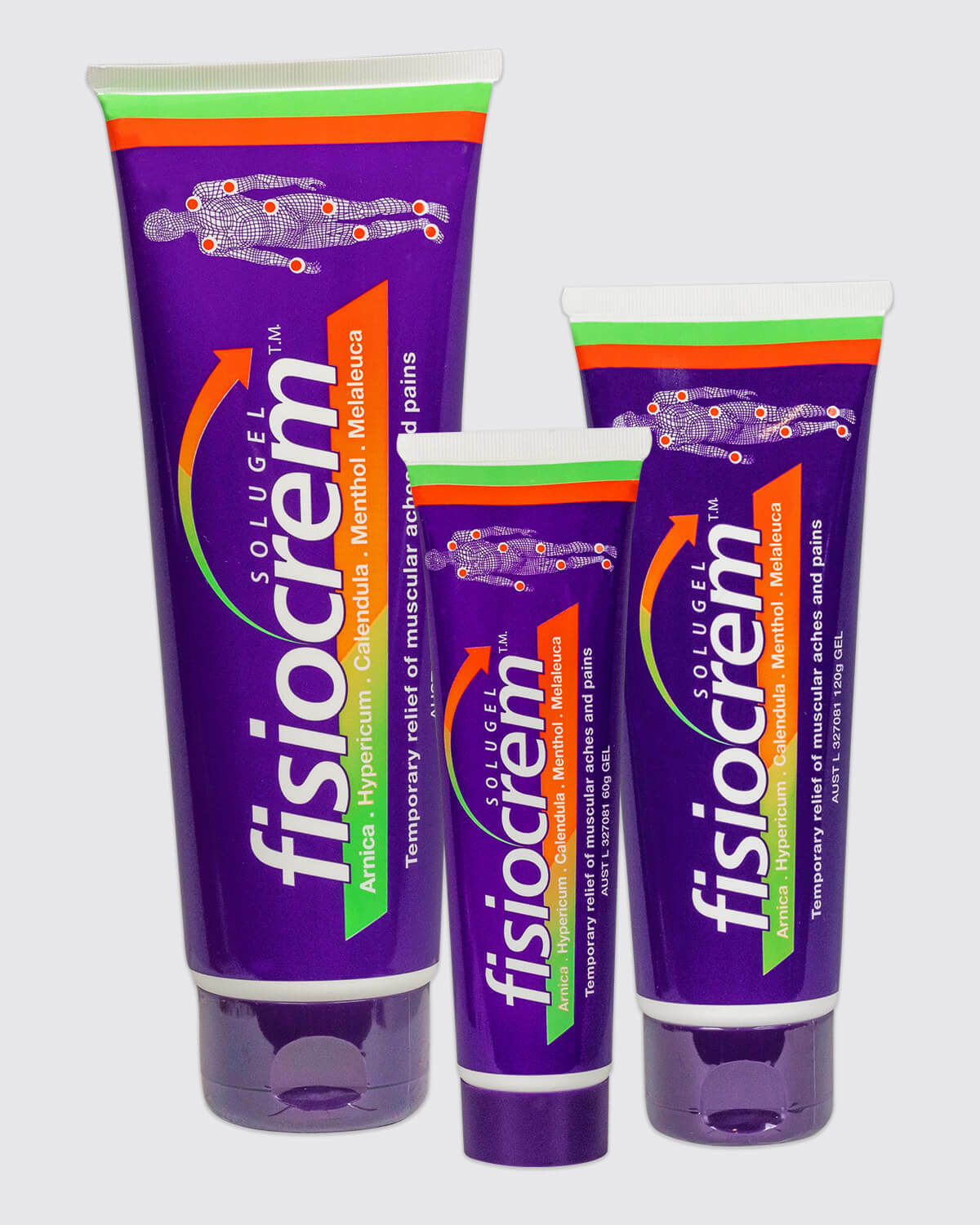 Fisiocrem Arthritis Gel Solution Relief Symptoms Of Muscle Sprain & Strains 60g