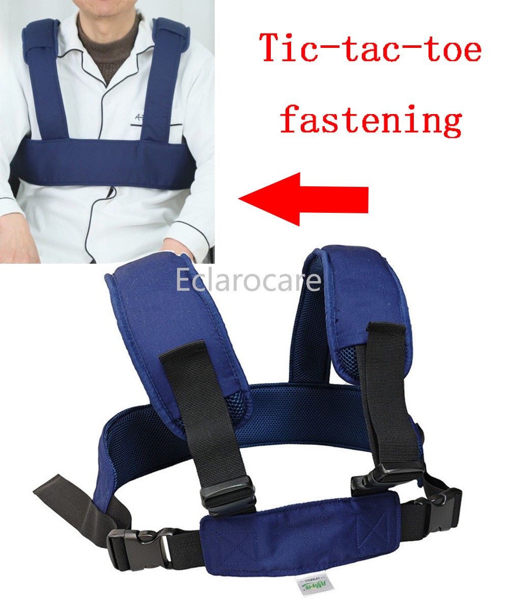 Wheelchair Anti-tilt Restraint Belt Safety Restraints Immobilization Breathable