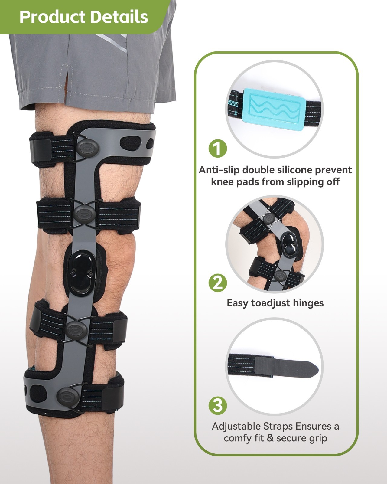 ACL Knee Brace for Men & Women, Knee Support for Running & Sports