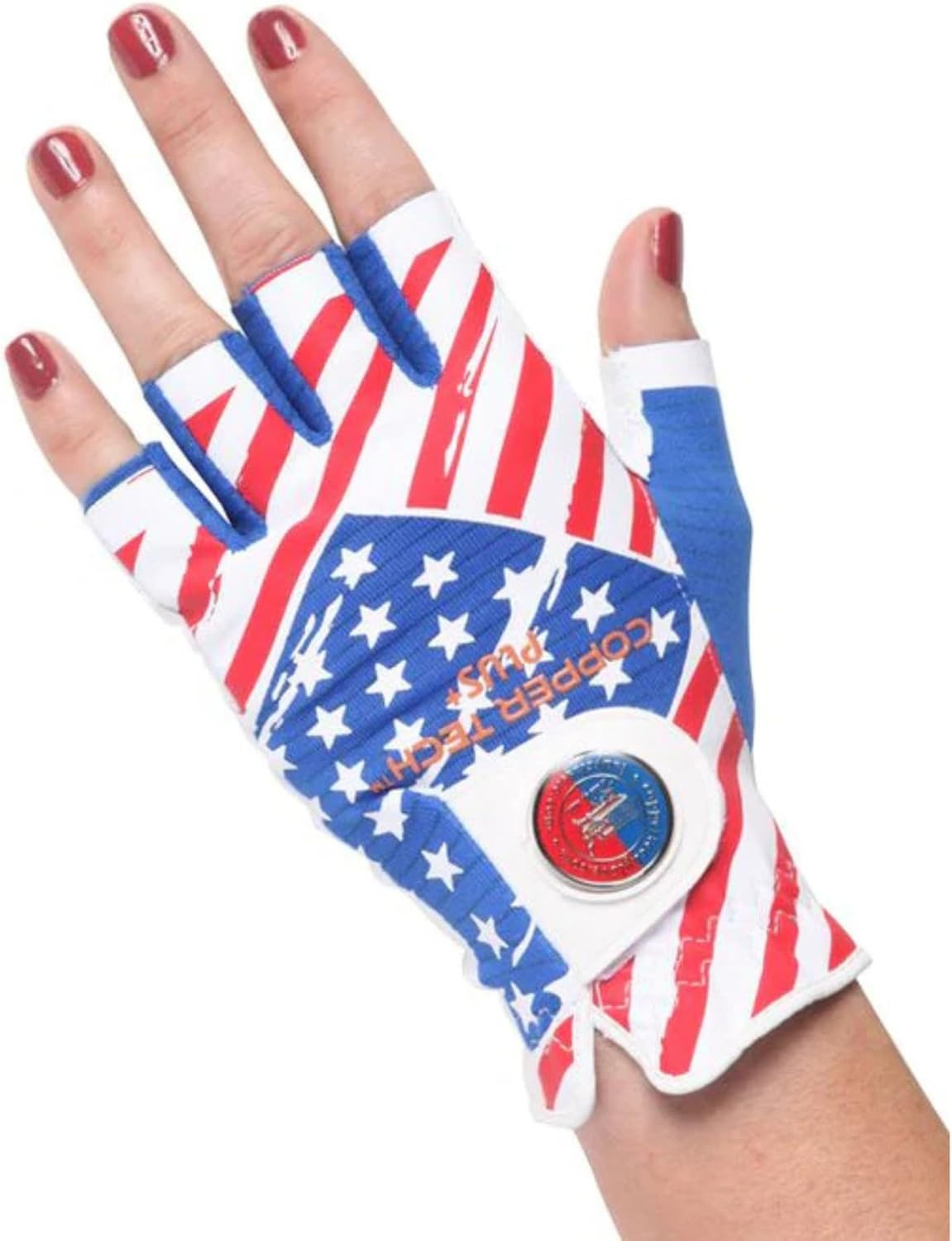 Half Golf Glove for Men – Copper Infused Arthritis Relief, Compression Fit, Non-