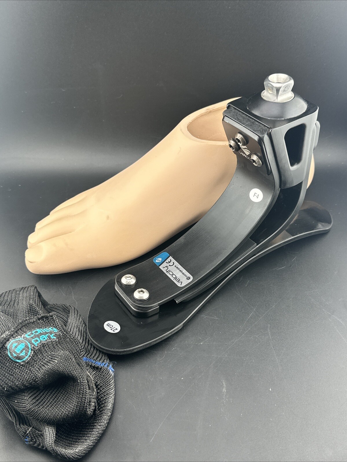 College Park Collegepark Velocity Prosthetic Foot. Right. Size 27. Mint Cond