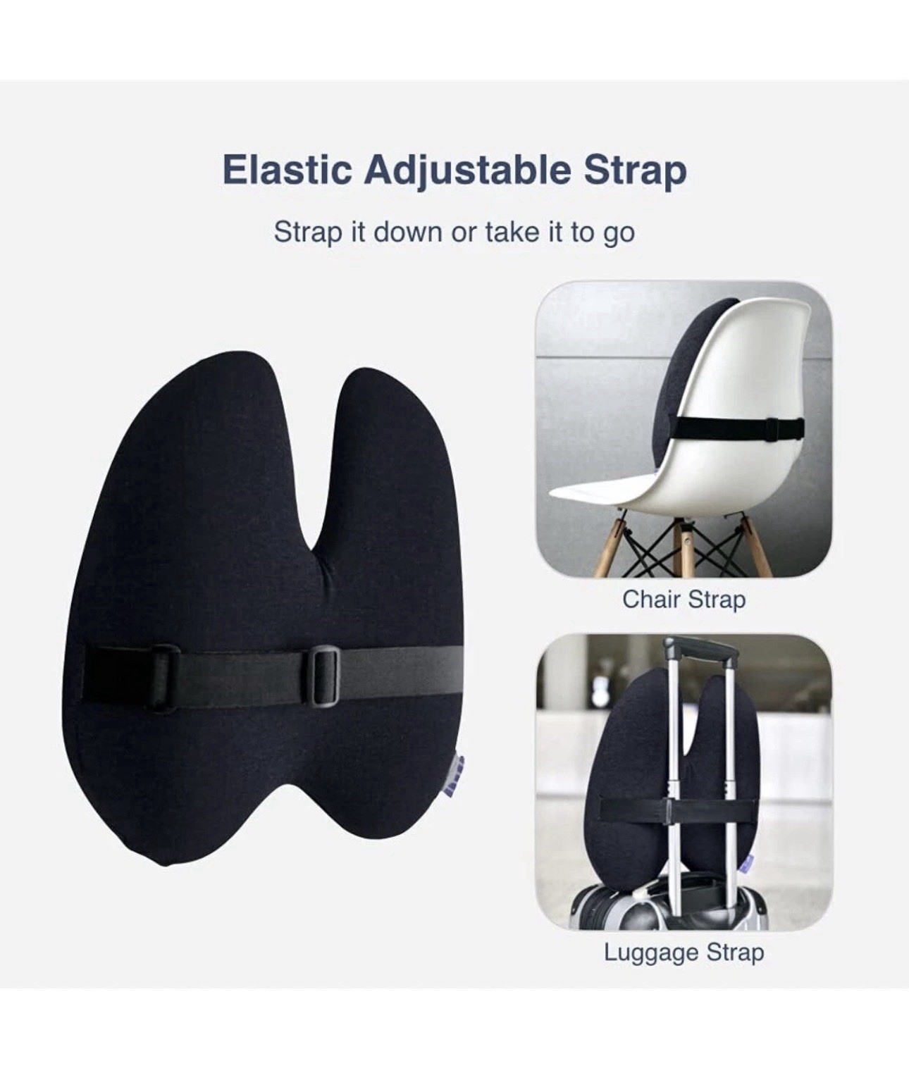 Cushion Lab Extra Dense Lumbar Pillow – Patented Ergonomic Multi-Region Firm.