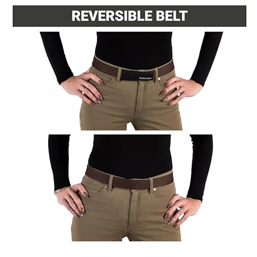 Buckle-Free Belt | Men and Women | Metal-Free Belt 4XL (46” – 47” waist) Black