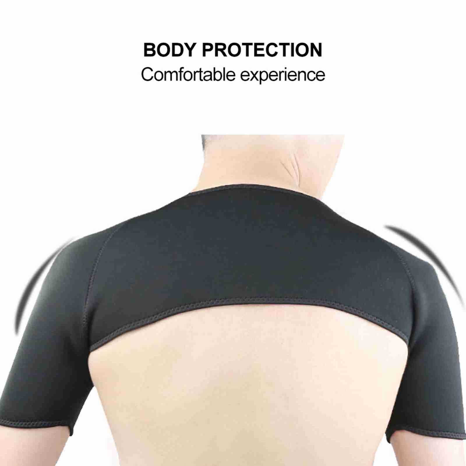 NEW Breathable Sports Shoulder Pad Warm Keeping Elastic Shoulder Protector For