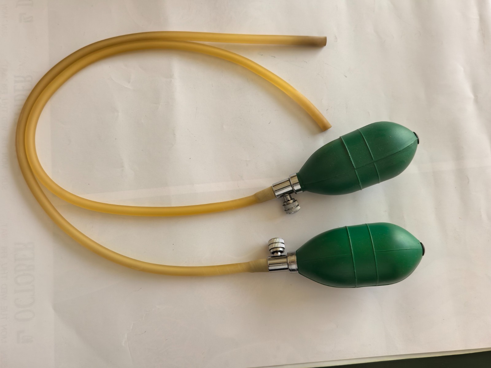 Vintage Adjustable and Portable Air-Inflated Cervical Traction and Fixation Devi