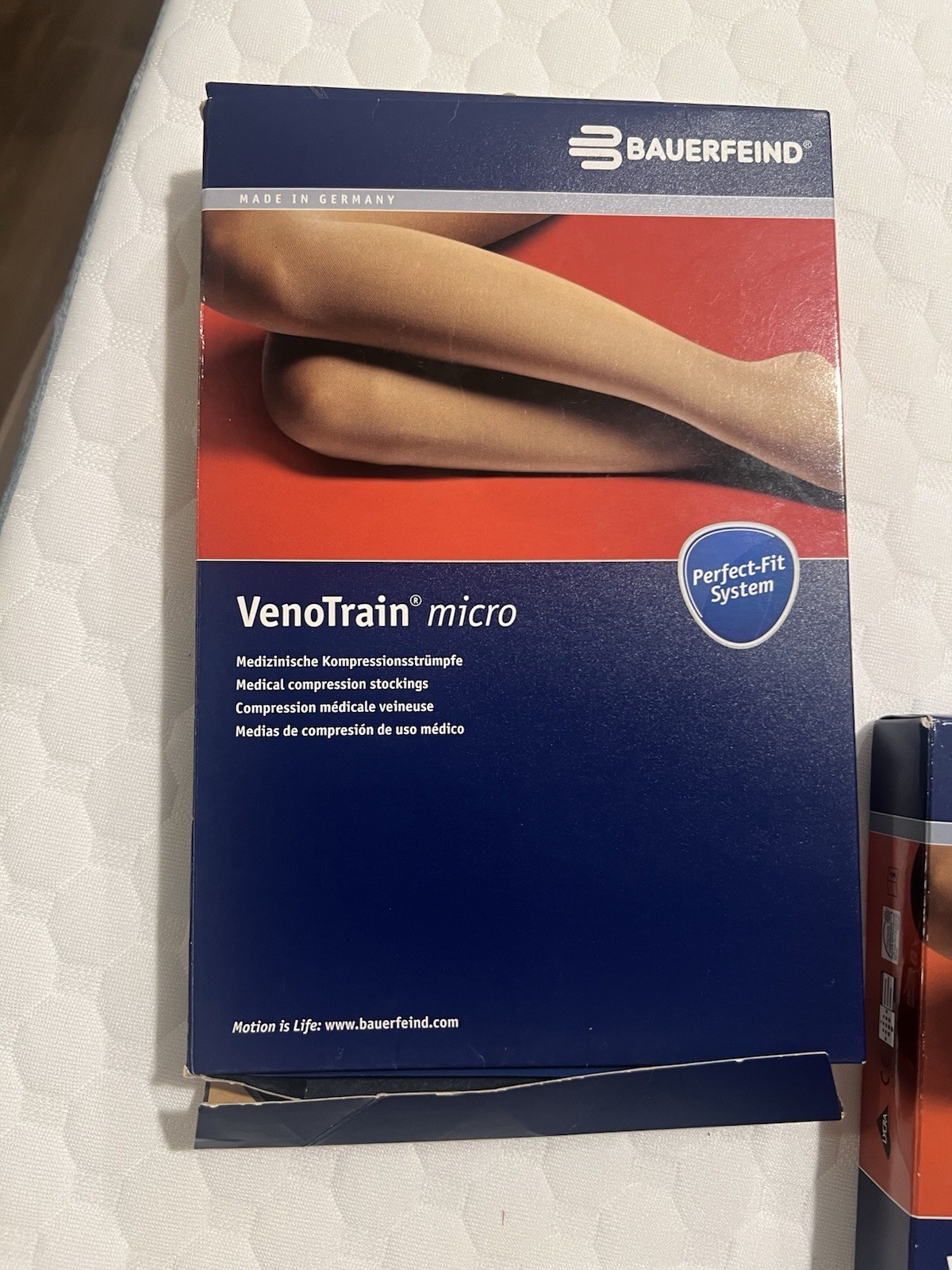 Bauerfeind VenoTrain Micro Knee-high Compression Stockings New Open Box