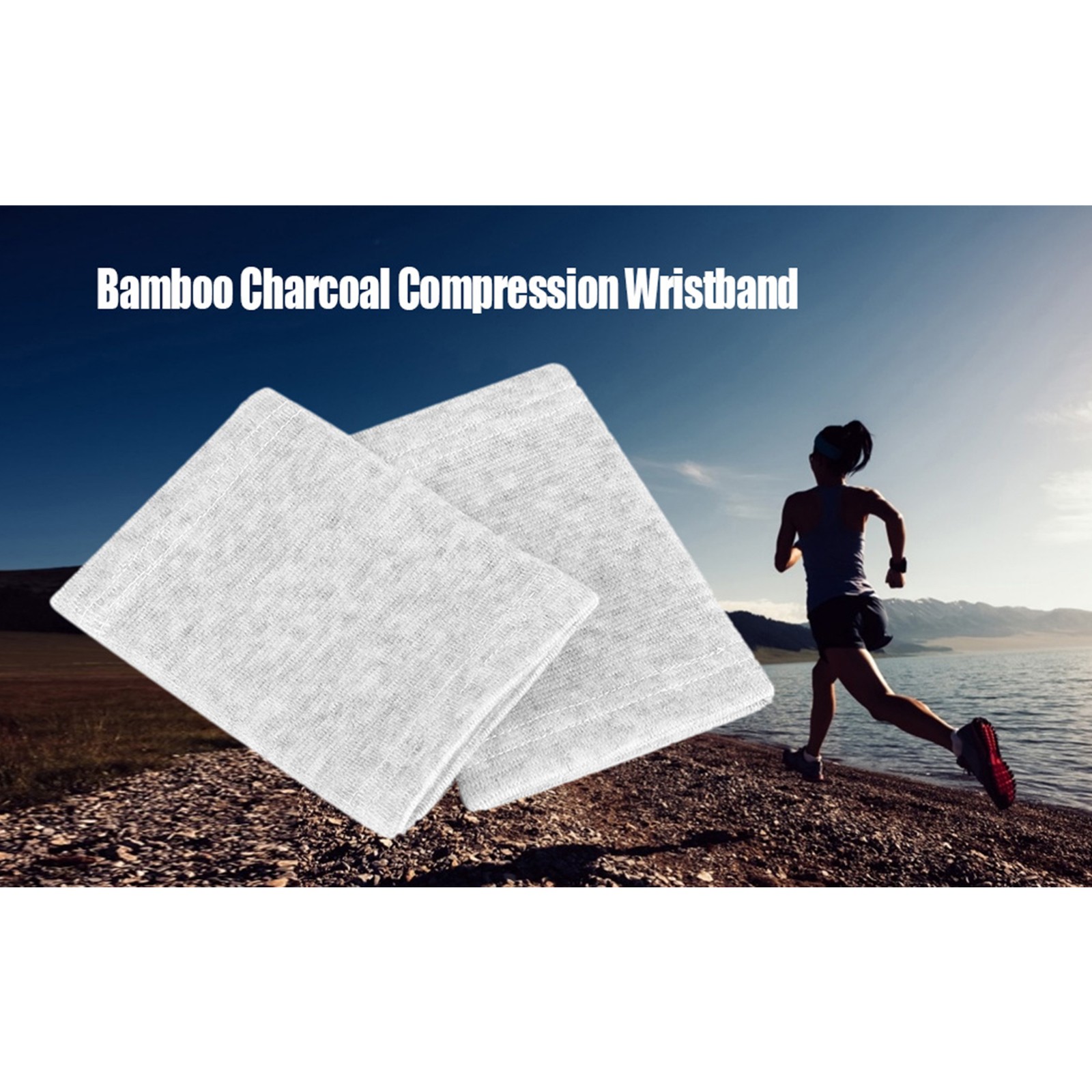 1 Pack Bamboo Charcoal Wrist Guards For Sport Gym Thermal Protection Premium