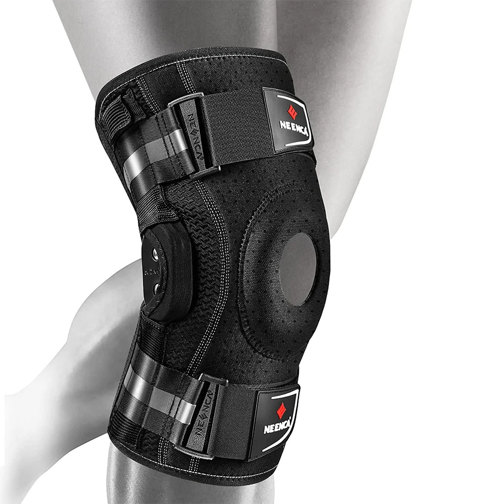 Hinged Knee Brace Dual Side Stabilizers Knee Support for Knee Pain Relief Arthri