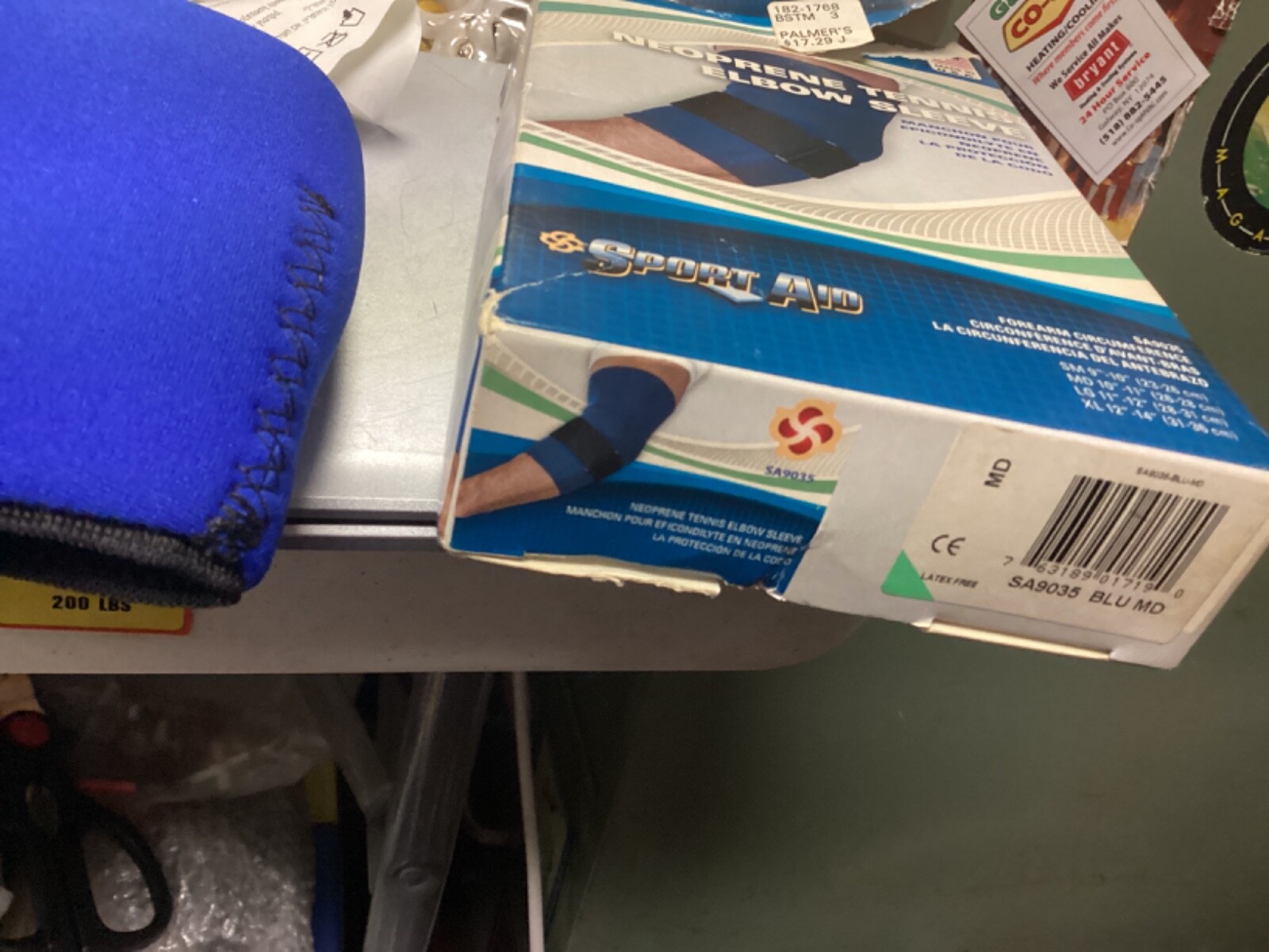 Sport Aid Neoprene TENNIS ELBOW Band medium size