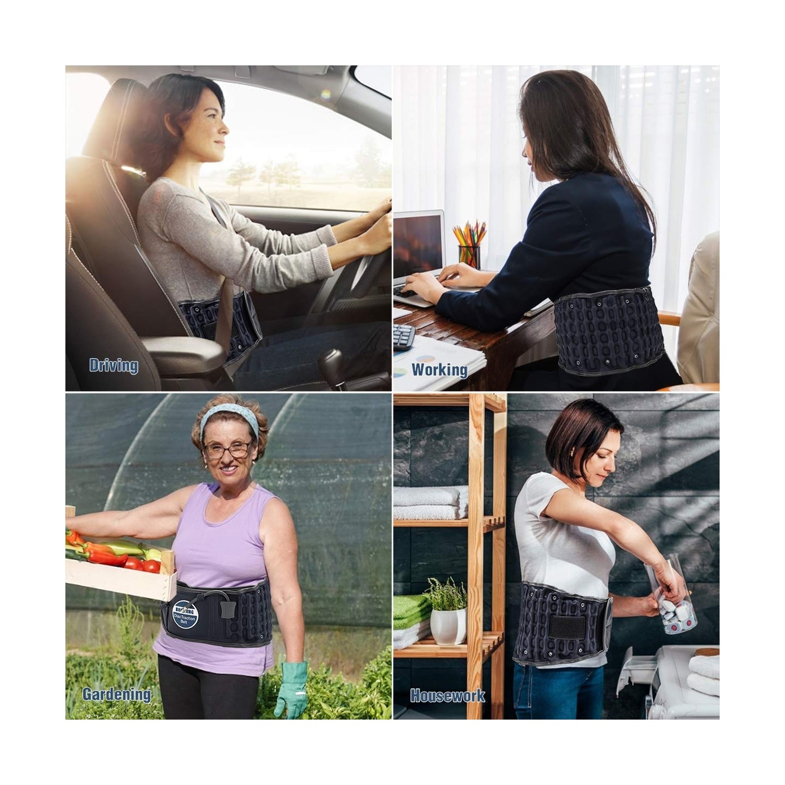 HONGJING Decompression Back Belt for Lower Back Pain Relief- Spine Reset Devi…