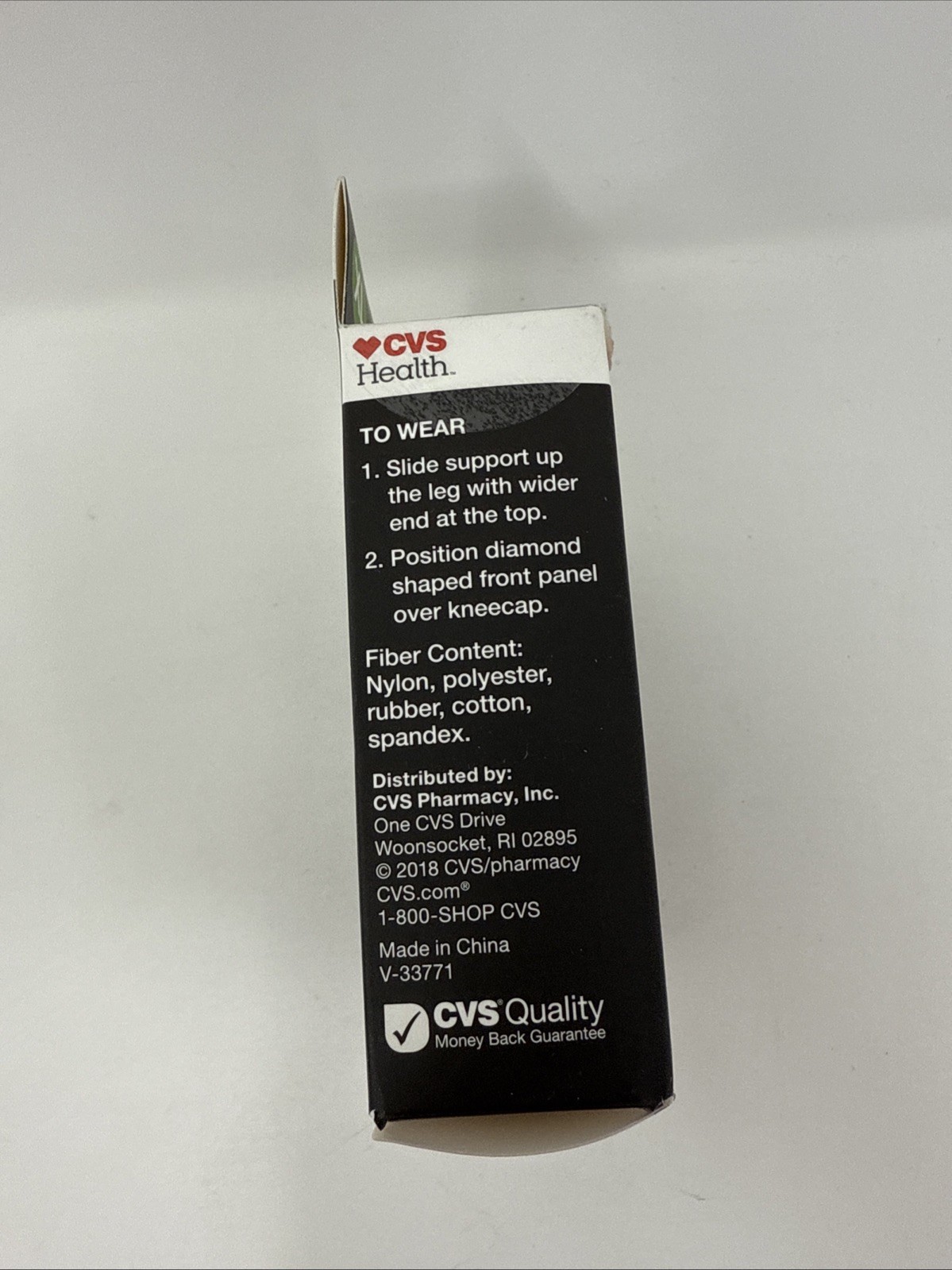 CVS Health Single Knee Support Sleeve Mild Compression Extra Large