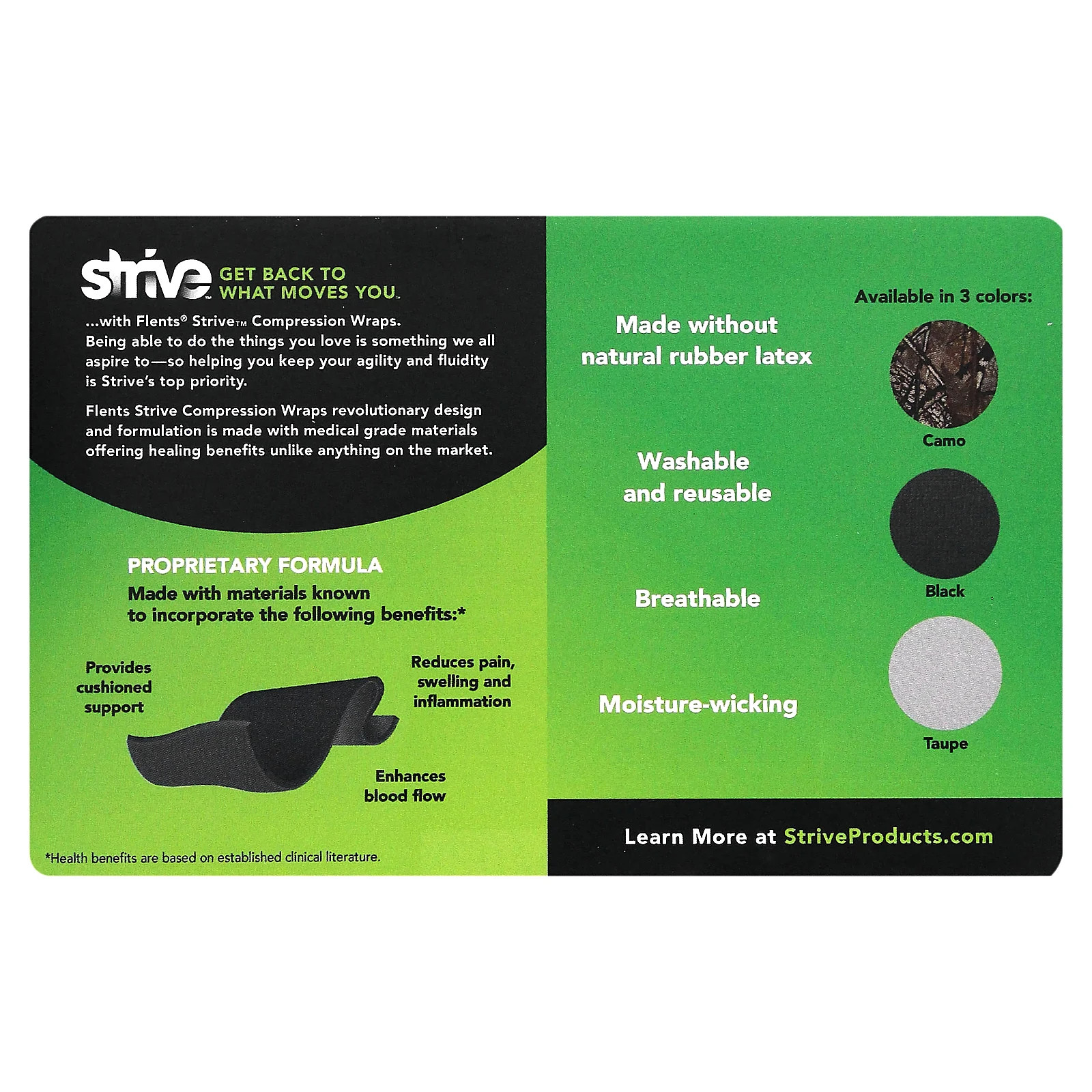 Compression Wrap, Black, 1 Wrap