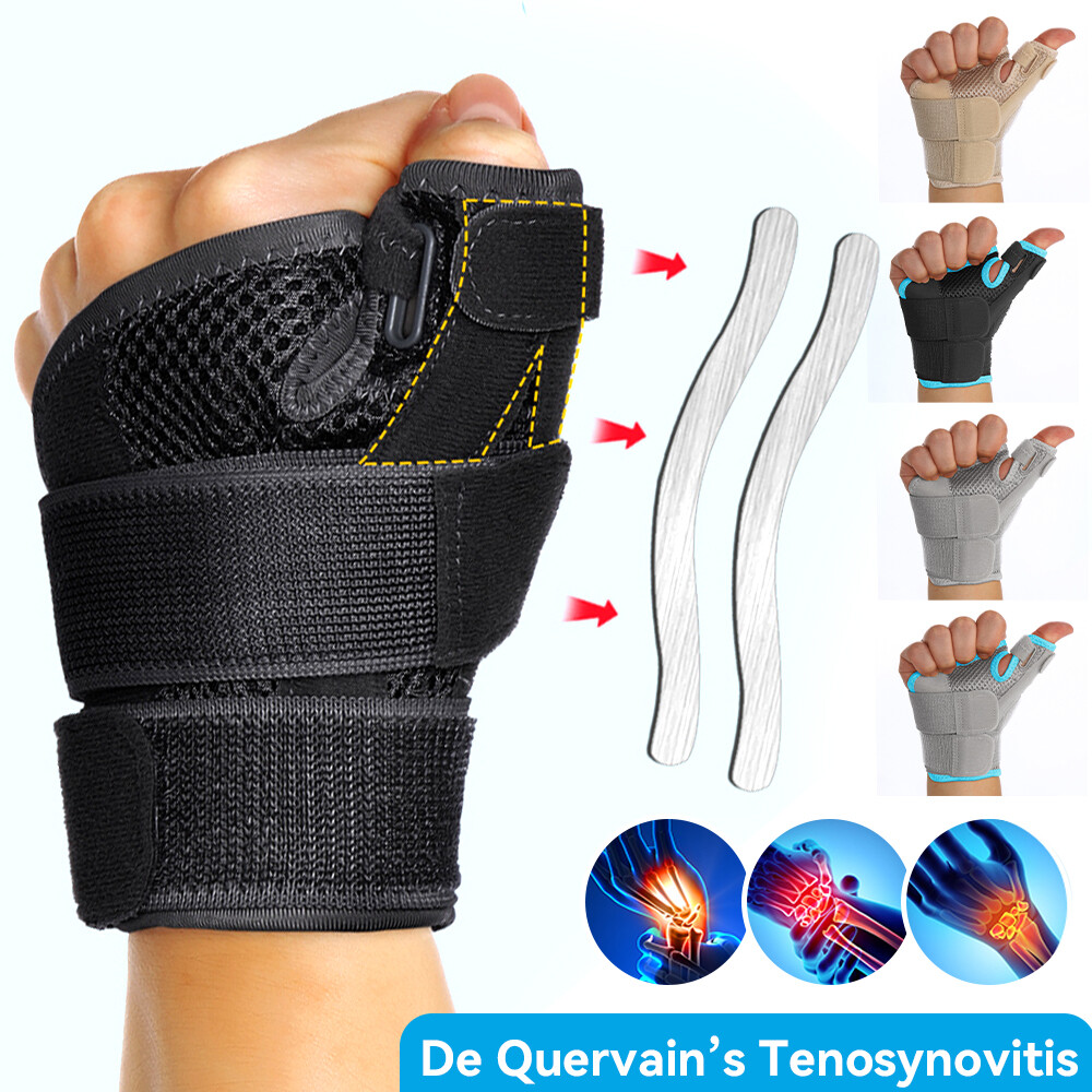 2 PCS Thumb Brace Support for Arthritis, Tenosynovitis, Thumb Spica Splint