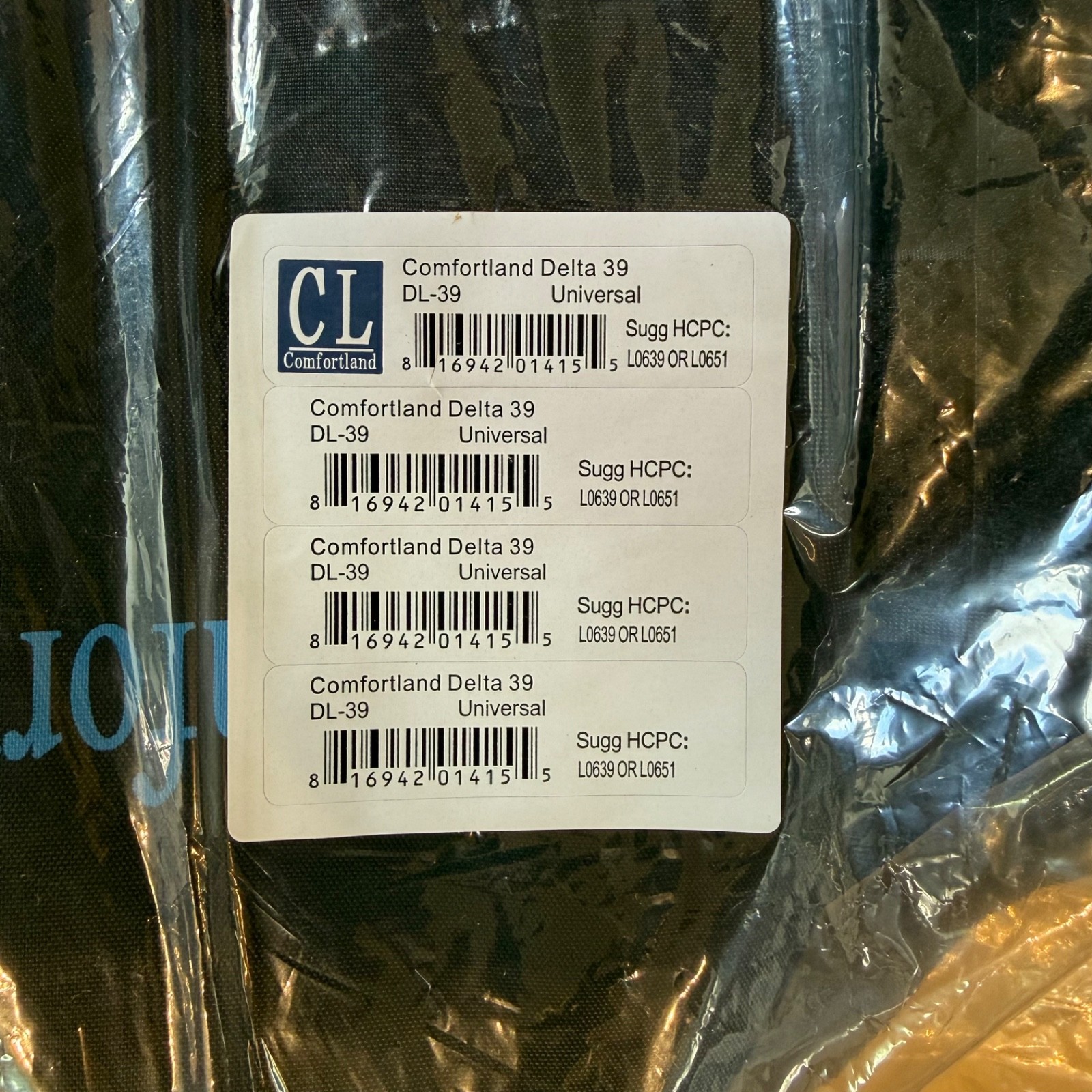 Delta 39 DL-39 LSO Back Brace Adjustable Waist – Comfortland – New FREE SHIPPING