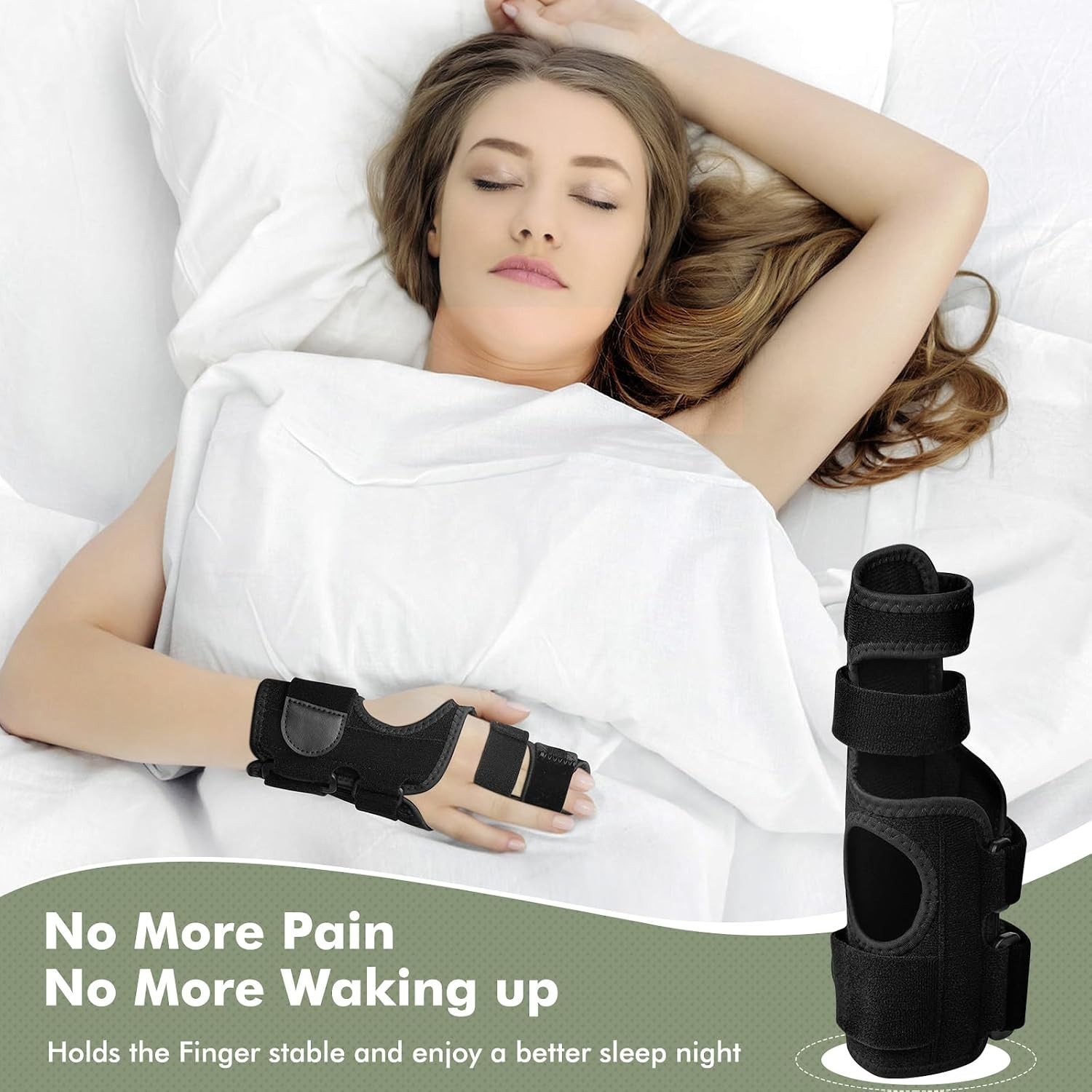 Customizable Finger Splint for Adult Hand Injuries – Index, Ring & Pinky L/XL