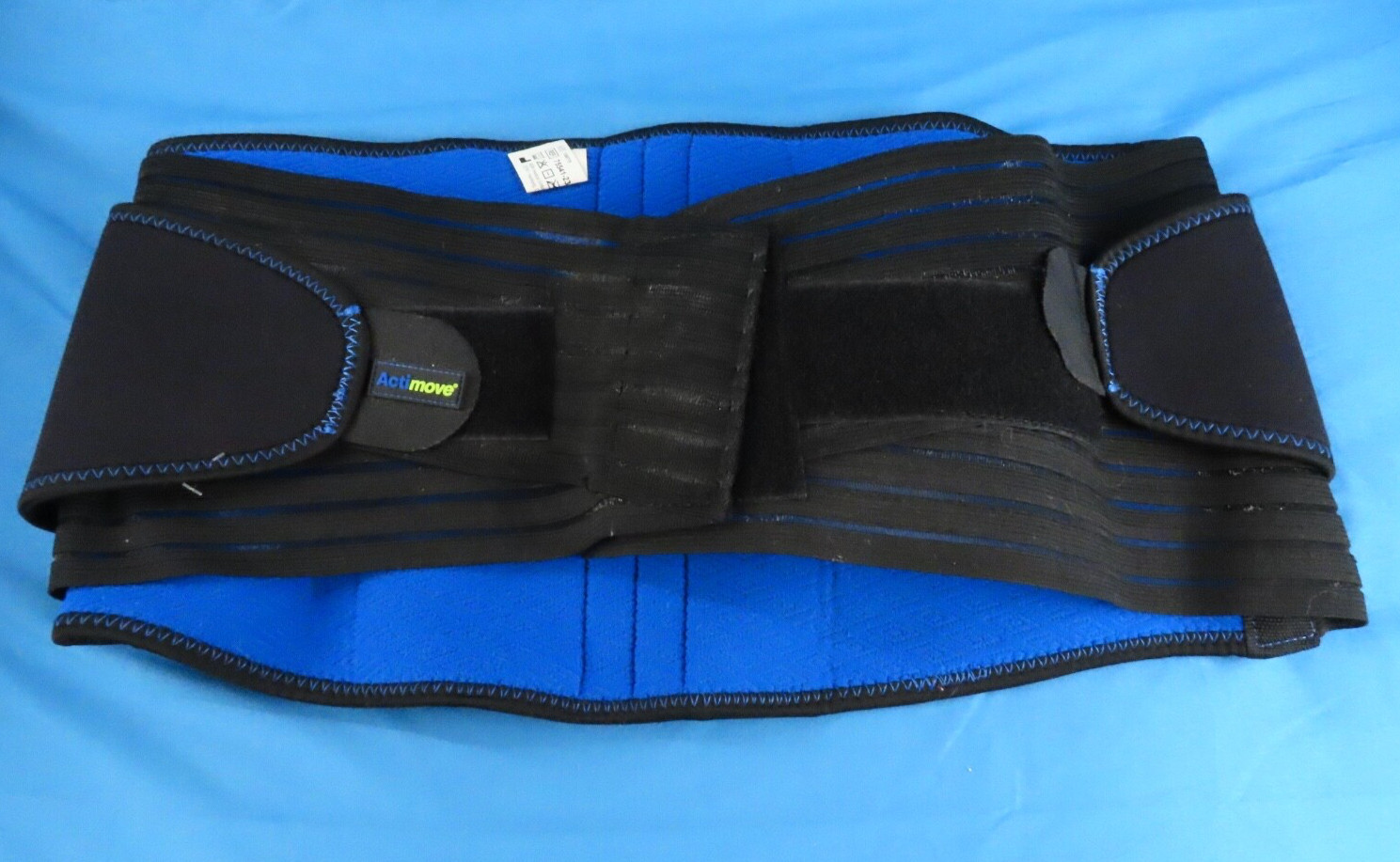 ACTIMOVE Back Support 4 STAYS DOUBLE COMPRESSION Adjustable Wide Brace XL